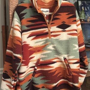 Wrangler Women’s 's Southwestern Zip-Up Fleece